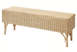 Baúl de mimbre Ikea