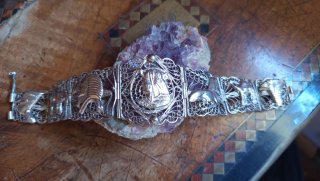 Pulsera Plata Vintage Egipto