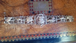 Pulsera Plata Vintage Egipto