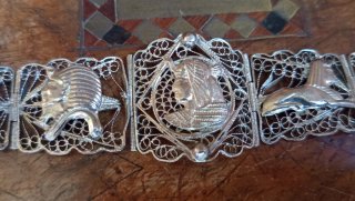 Pulsera Plata Vintage Egipto