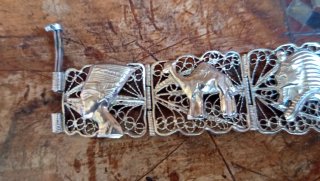 Pulsera Plata Vintage Egipto