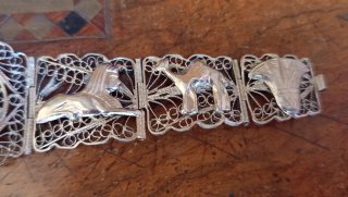 Pulsera Plata Vintage Egipto