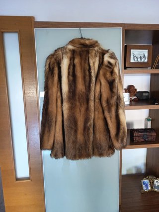 Chaquetón de pelo sintético