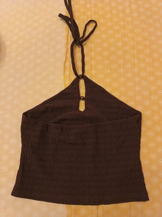 Top halter brown
