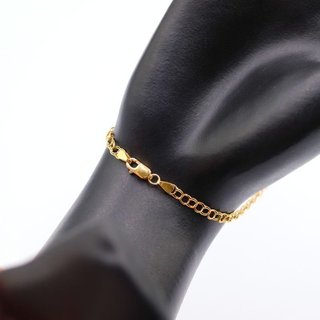 Pulsera Manita Corazón Chanel Dorada