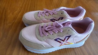 Zapatillas Munich Beige y Rosa Talla 36