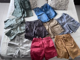 Lote 9 shorts chico T. 11-12