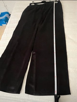 Conjunto raso negro talla 46