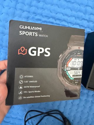 Lotto 2 Smartwatch GUHUAVMI GPS Nero/Argento