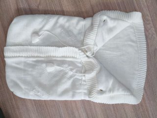 Saco capazo bebé punto blanco