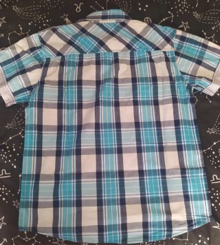 Camisa X-NAME Verano Azul y Blanca