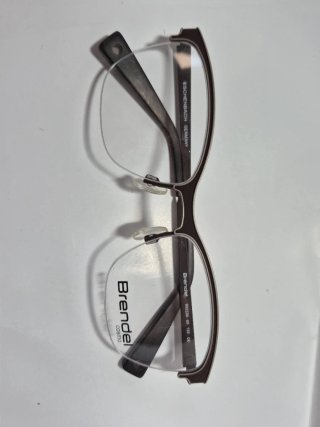 Gafas graduadas Brendel marrones y plateadas
