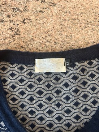 Cardigan donna fantasia geometrica