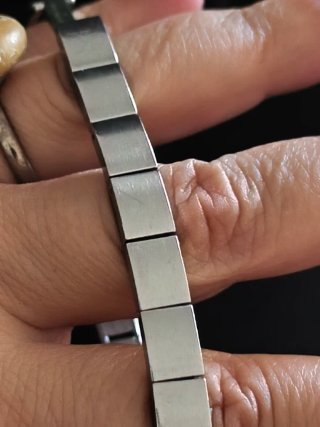 Reloj Calvin Klein Cuadrado Azul y Plateado