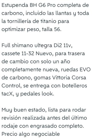 BH G6 Pro Carbono Di2 T56