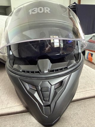Casco Moto Integral 130R Katsura V2 Negro Mate