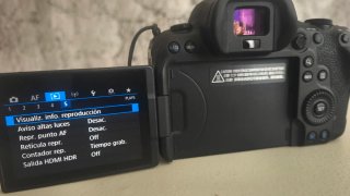 Canon EOS R6 Cámara Mirrorless