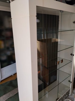 Vitrina Salón Cristal y Madera