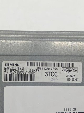 Ford 4555 7m51-12a650-agc centralita focus 1.6 mt