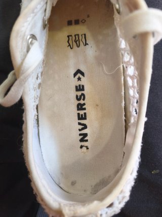 Converse Crochet Blancas Talla 41