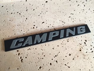 CAMPING VOLKSWAGEN T3 EMBLEMA TRASERO