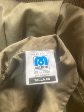Mono de trabajo MARCA beige
