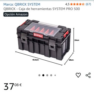 Caja de herramientas Qbrick System