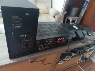 Amplificador Home Cinema Yamaha Negro