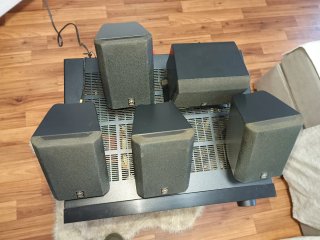 Amplificador Home Cinema Yamaha Negro