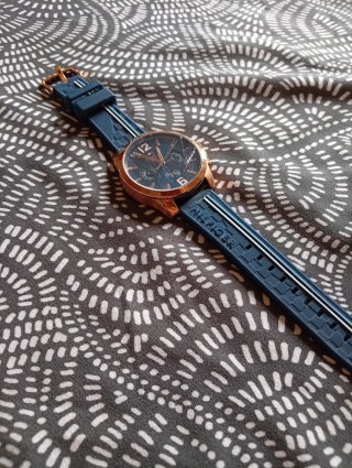 Reloj Tommy Hilfiger Azul y Dorado