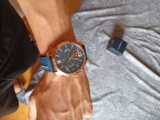 Reloj Tommy Hilfiger Azul y Dorado