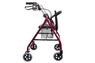 Andador con asiento y cesta