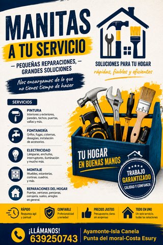 Manitas reparacion del hogar  llama 639250743