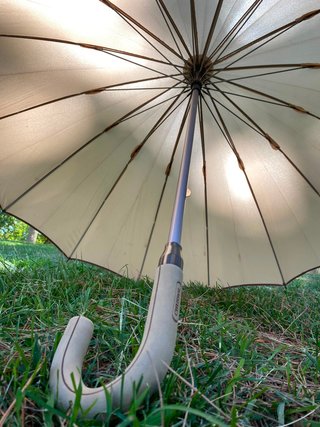 Paraguas Grande Marrón 110cm