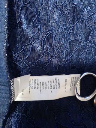 Giacca donna righe blu/grigio