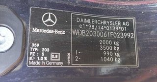 Elevalunas trasero izquierdo mercedes clase 281623