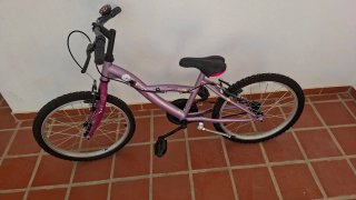 Bicicleta niña morada 20 pulgadas