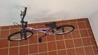 Bicicleta niña morada 20 pulgadas