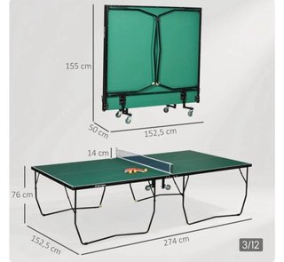 Mesa Ping Pong Sportnow Plegable Oficial