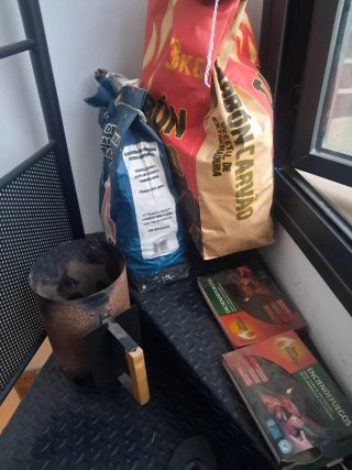 Barbacoa Carbón IMOR Milano Negra