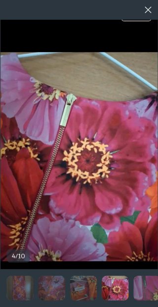 Vestido flores Calvin Klein