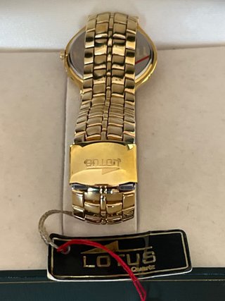 Reloj Lotus Chapado Oro 1 Ley