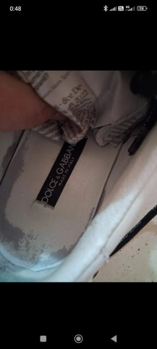 Sneakers Dolce & Gabbana bianche e nere
