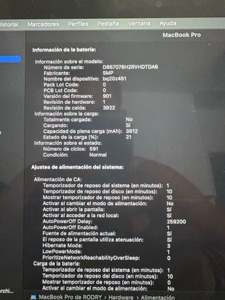 MacBook Pro 13” 2016 i5/8GB/256GB SSD