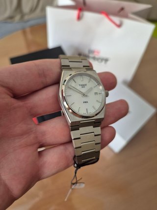 Tissot PRX 35 mm Blanco Nácar T137.210.11.111.00