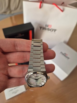 Tissot PRX 35 mm Blanco Nácar T137.210.11.111.00