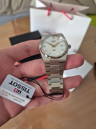 Tissot PRX 35 mm Blanco Nácar T137.210.11.111.00