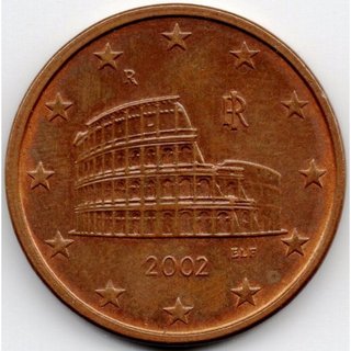 5 cts varios Francia 1999 e Italia 2002 y Holanda