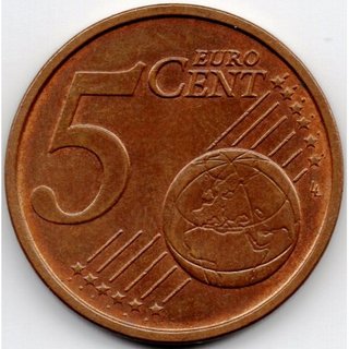 5 cts varios Francia 1999 e Italia 2002 y Holanda