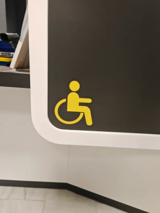 Pegatina Silla de Ruedas Accesibilidad